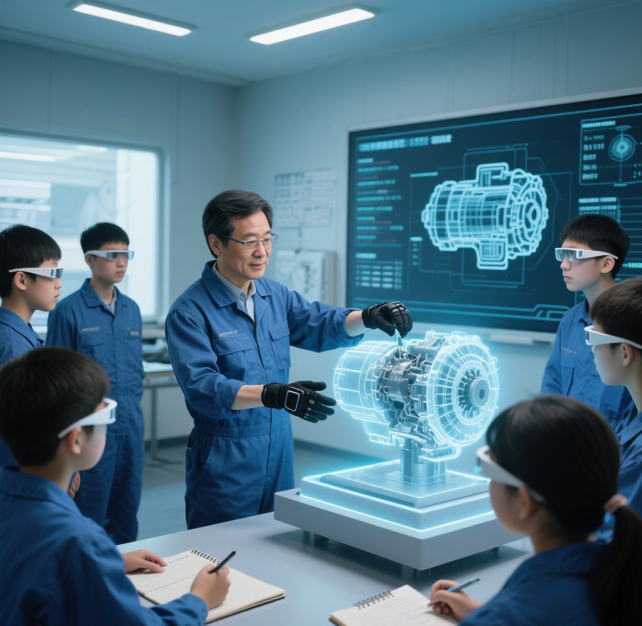 东莞职校全息实训中心